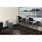 Rubbermaid Commercial Designer Line Silhouettes Receptacle, Steel, 20 gal, Silver Metallic FGSC18EPLSM - alternate 2